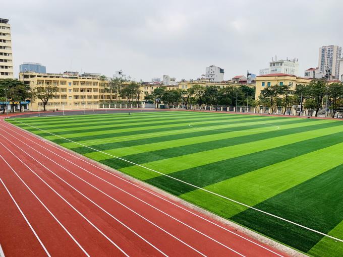 फुटबॉल मैदान के लिए 45 मिमी कृत्रिम घास सॉकर फुटबॉल कृत्रिम घास कृत्रिम घास 0