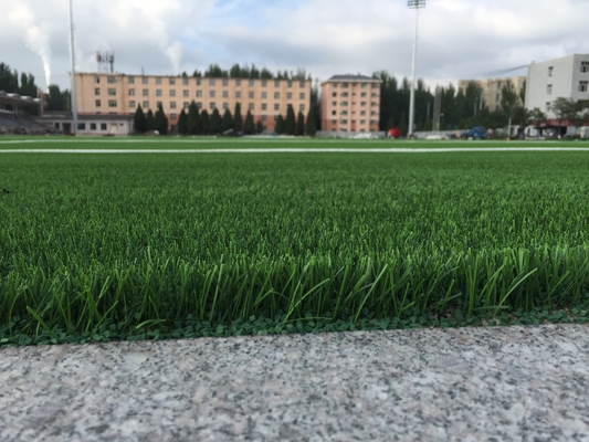 चीन फुटबॉल मैदान के लिए बुना बैकिंग सॉकर टर्फ ग्रास आर्टिफिशियल आपूर्तिकर्ता