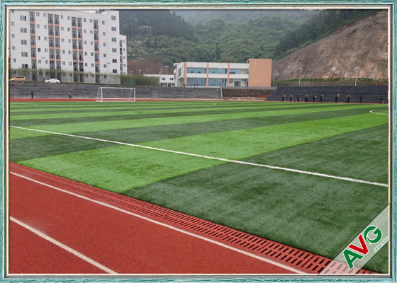 चीन पीपी + नेट बैकिंग के साथ एसजीएस आसान रखरखाव फुटबॉल घास कृत्रिम टर्फ आपूर्तिकर्ता